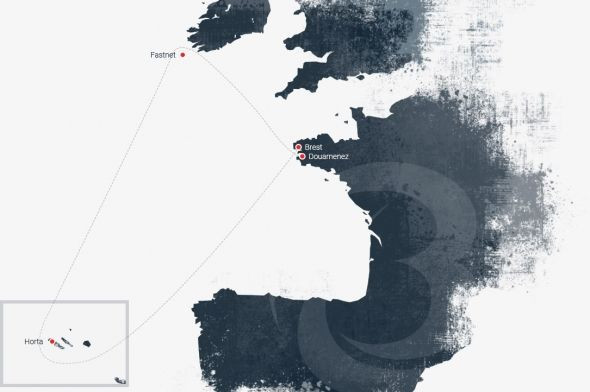 Le parcours de la Bermudes 1000 Race  © Bermudes 1000