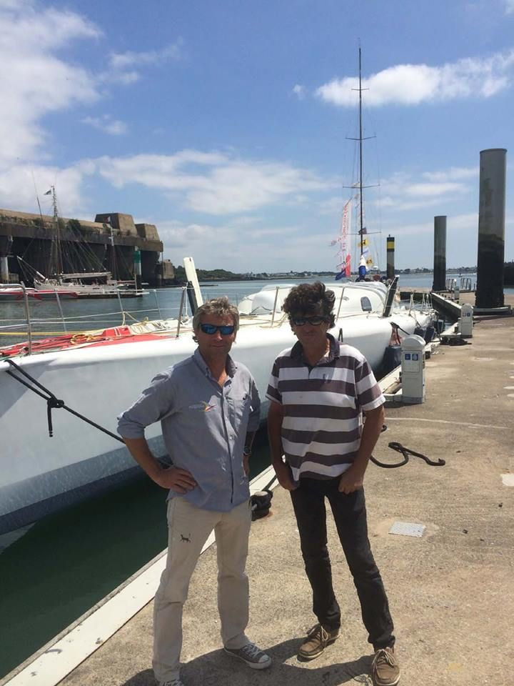 Bernard Stamm and Jean Le Cam - Focused on the Barcelona World Race © DR