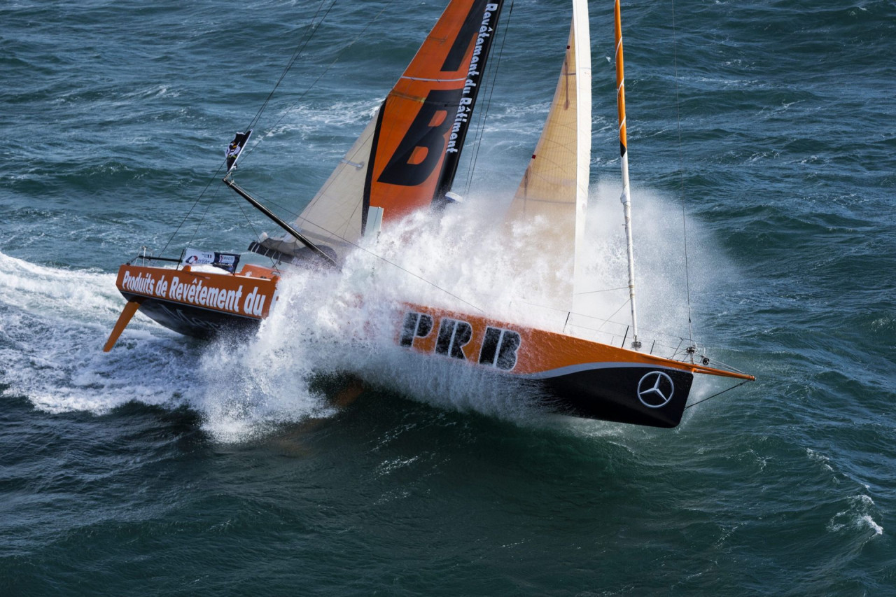 Keel damage on PRB, Vincent Riou forced to retire from the Vendée Globe
