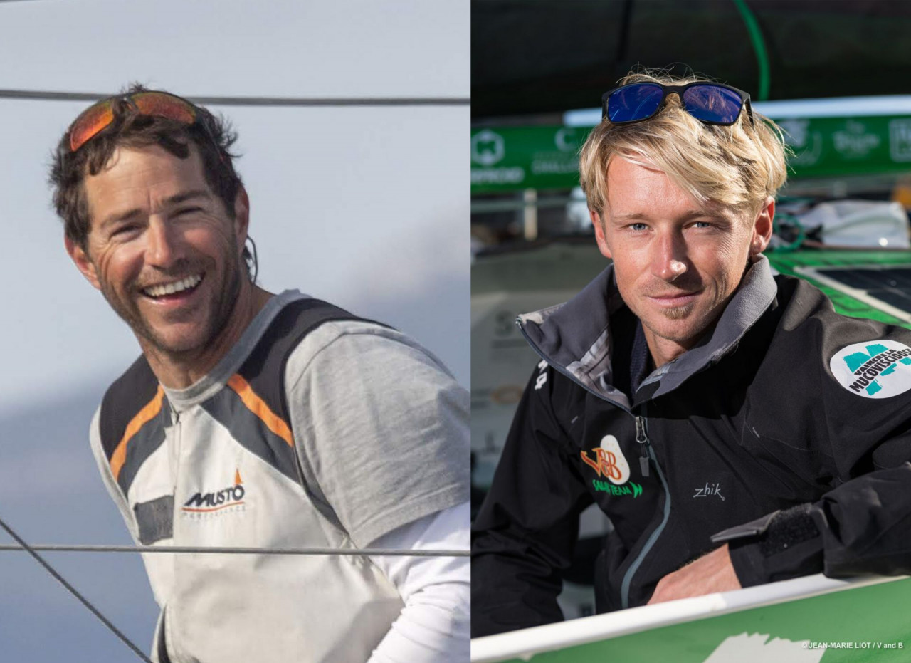 Maxime Sorel and Clément Giraud: two sailors in their thirties to tackle the round the world race
