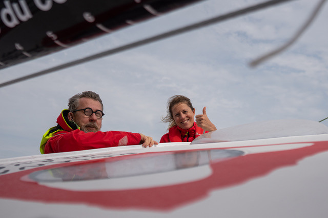 Sam Davies et Jamy Gourmaud