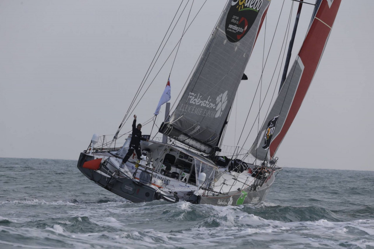 YANN ELIÈS, FIFTH IN THE VENDÉE GLOBE